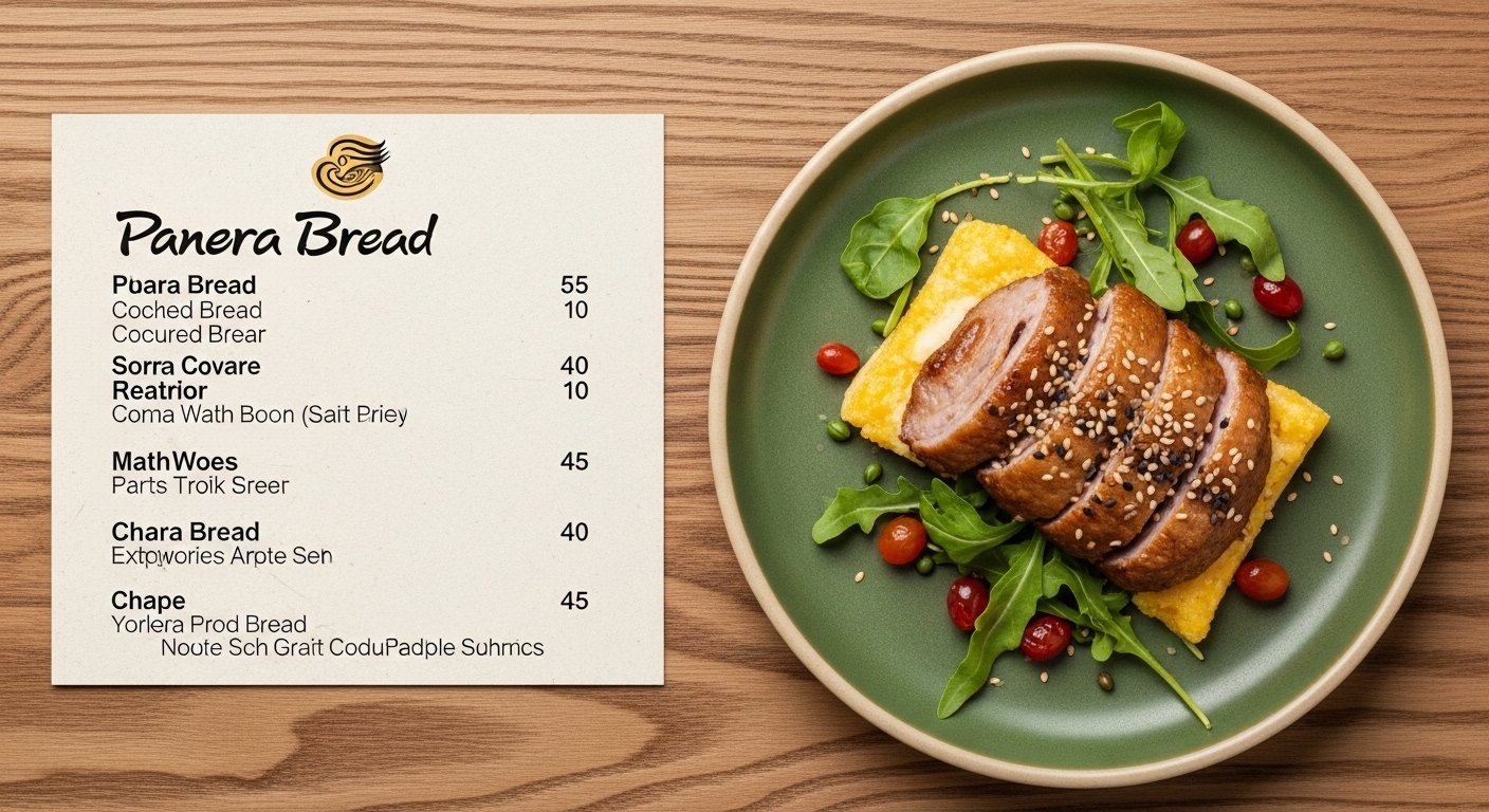 panera bread menu