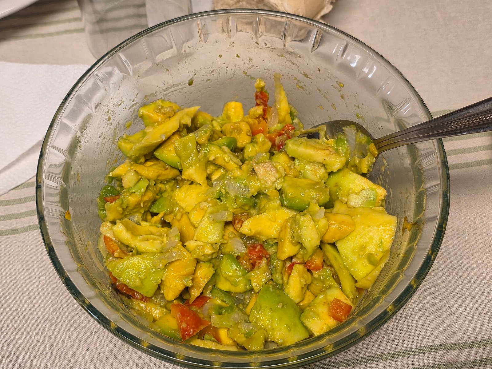 Fresh salad bowl checked against the Panera allergen menu for nuts and dairy