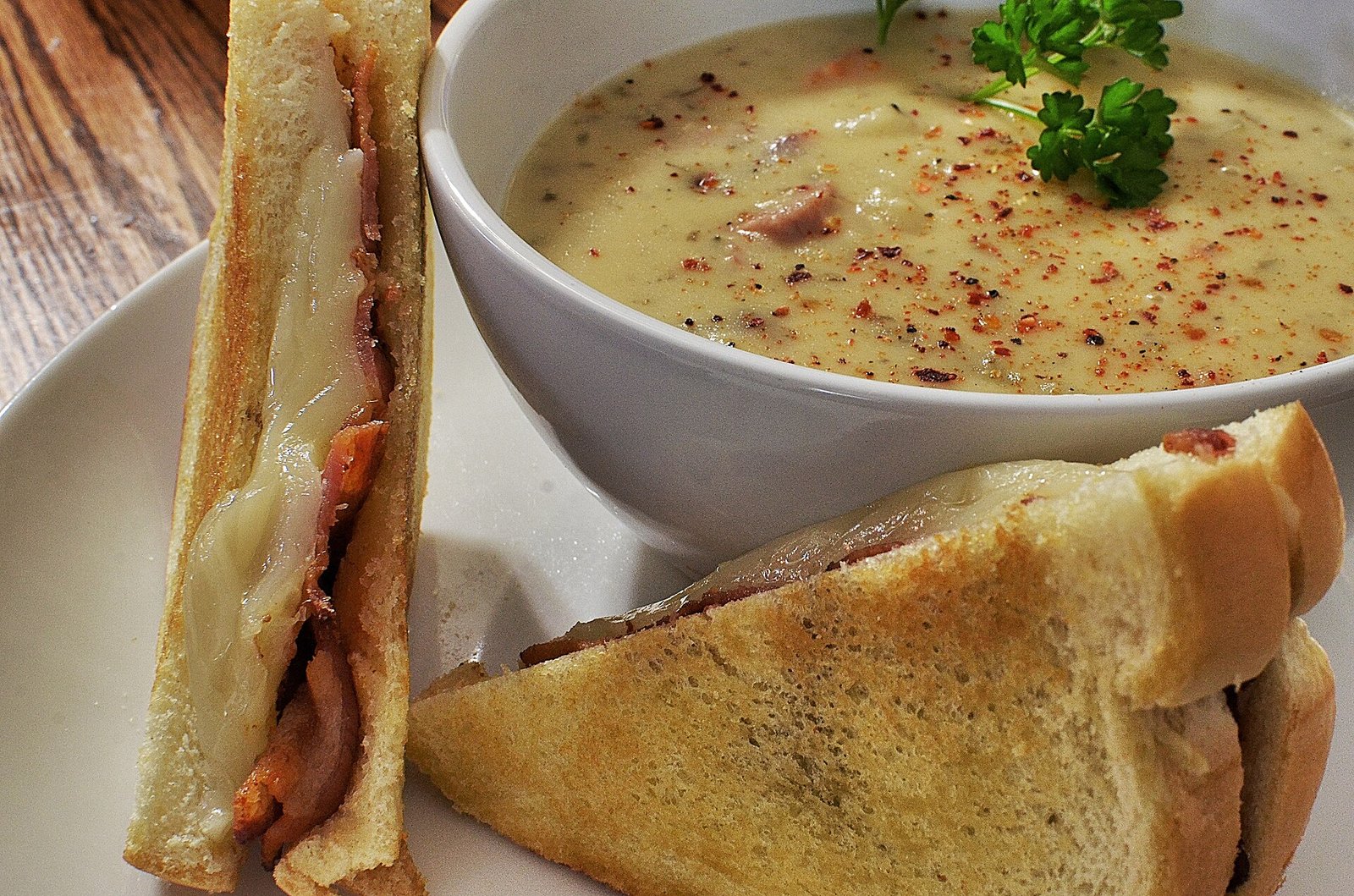 Sandwich and soup from the panera lunch menu with prices