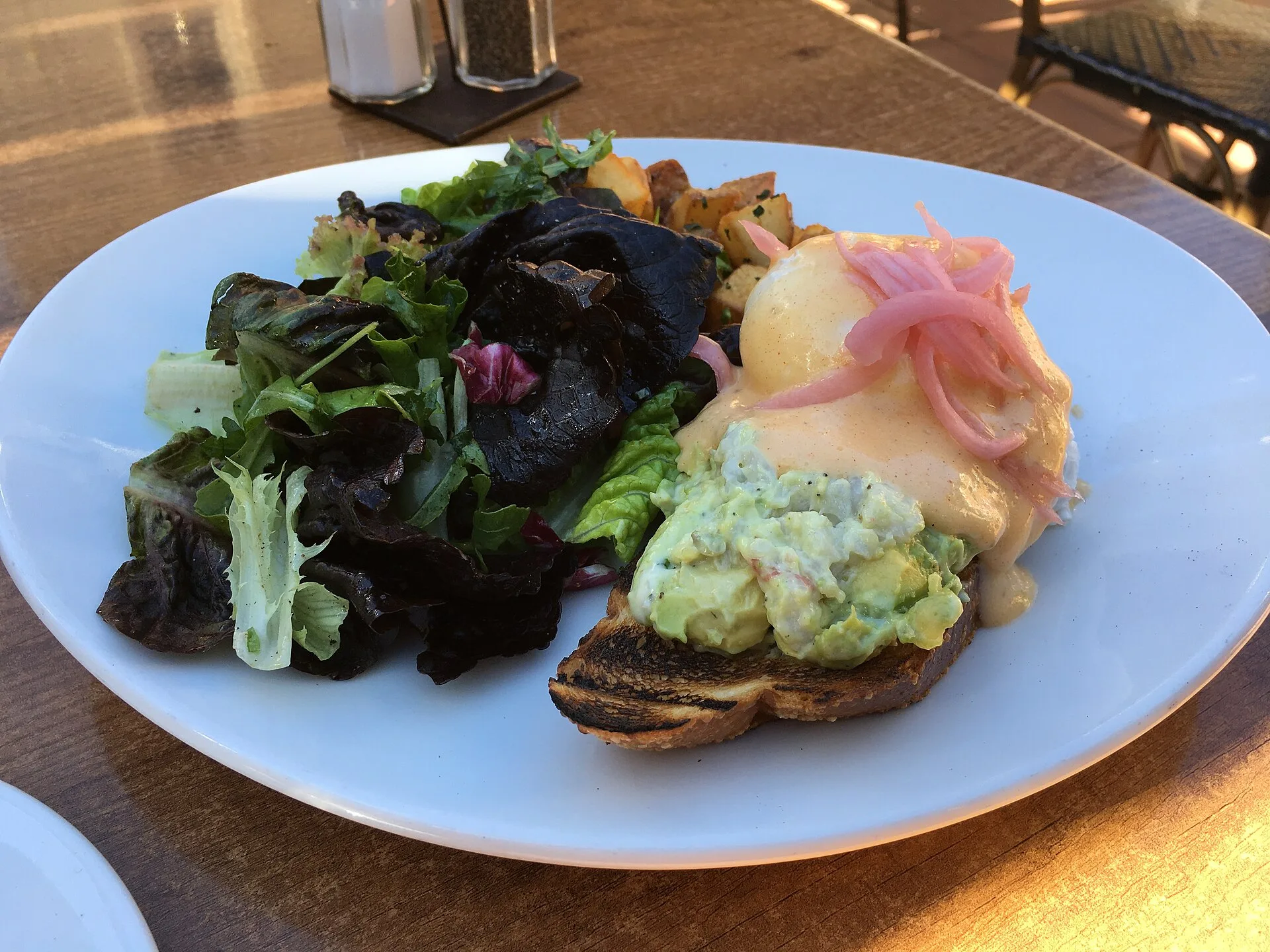Avocado toast style toppings for panera menu salads